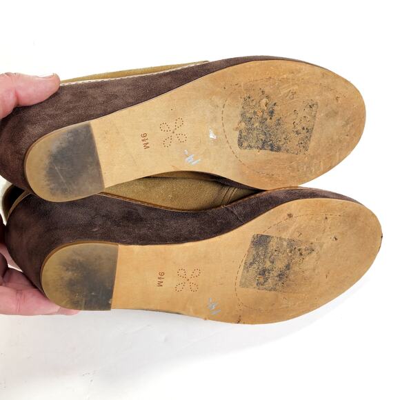 Caslon Gaby Women’s Wedge Boots Tan Faux Shearling Lace-Up Mountain Cozy 9.5 - Picture 6 of 8